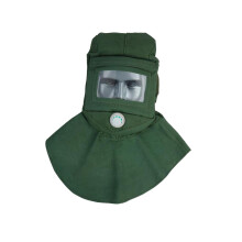 Sandblasting Hood Protective Helmet with Breathable Face Shield, Plastic Lens, Adjustable Size for Industrial Use