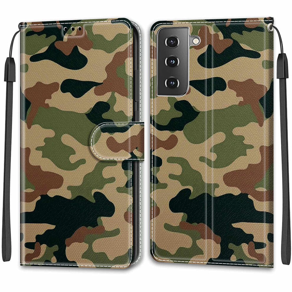 Nadoli Mobile Phone Case For Samsung Galaxy S21 Plus, Camouflage 9347817929157