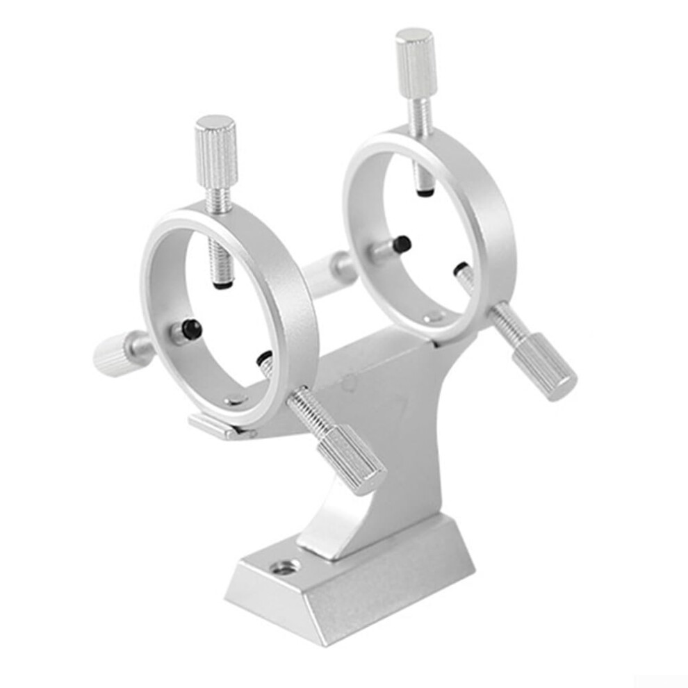 Adjustable Pointer Finder Bracket, Aluminum Alloy, Large Finder Scope Bracket, Pointer Guide Rings, Astronomical Telescope (Silver) Silver 9347817929362