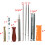 9 Pieces Professional Chainsaw Chain Grinding Kits, Round Flat File Guide 3