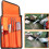 9 Pieces Professional Chainsaw Chain Grinding Kits, Round Flat File Guide 4
