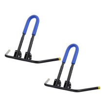 2 Pieces Balancing Bike Pedal Scooter Parking Stand Kickstand Bicycle Stand for Garage Indoor Bicycle Stand for Apartment Kids Bike Kickstand