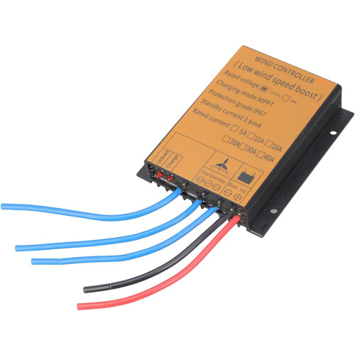 MPPT Wind Turbine Charge Controller 12V 24V 16A IP67 Waterproof  Efficiency Charging 1