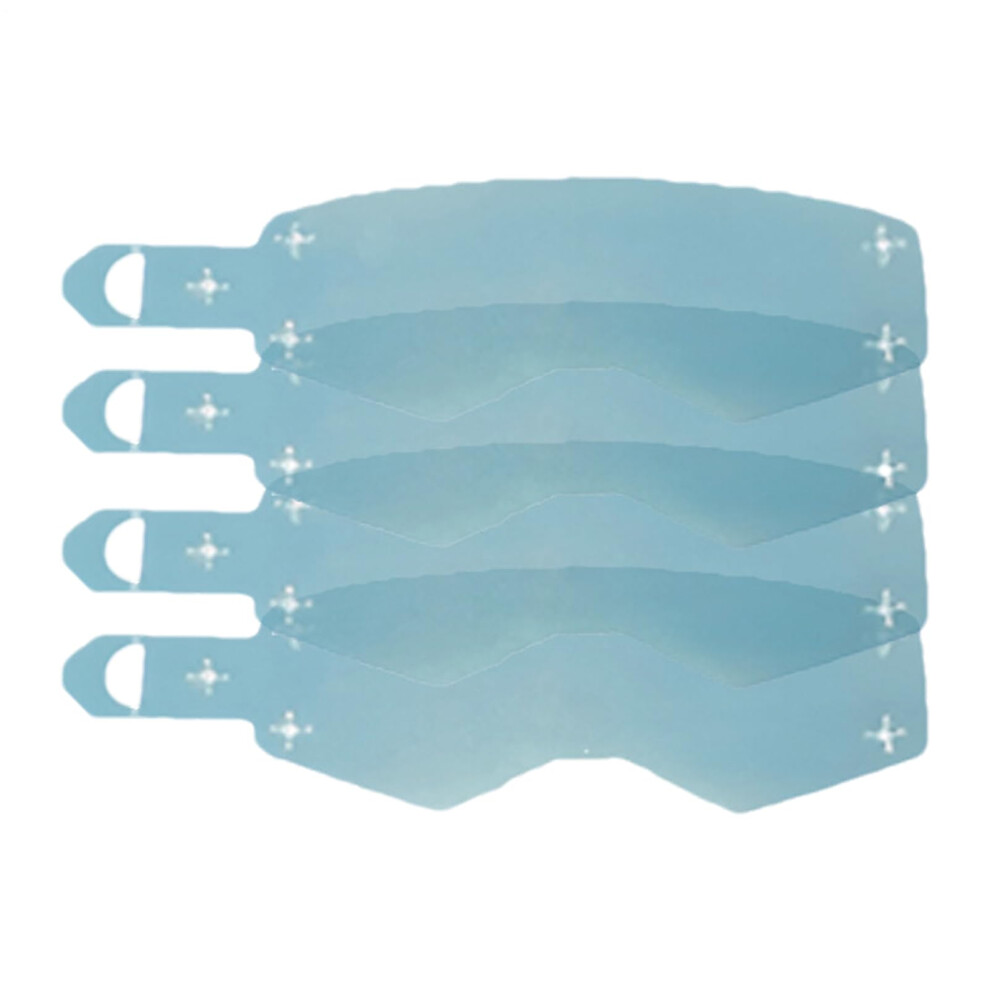 Motorcycle Goggles Lens Film 4 Pack Scratchresistant Clear Vision Protector For Racing And Offroad 9382693813206