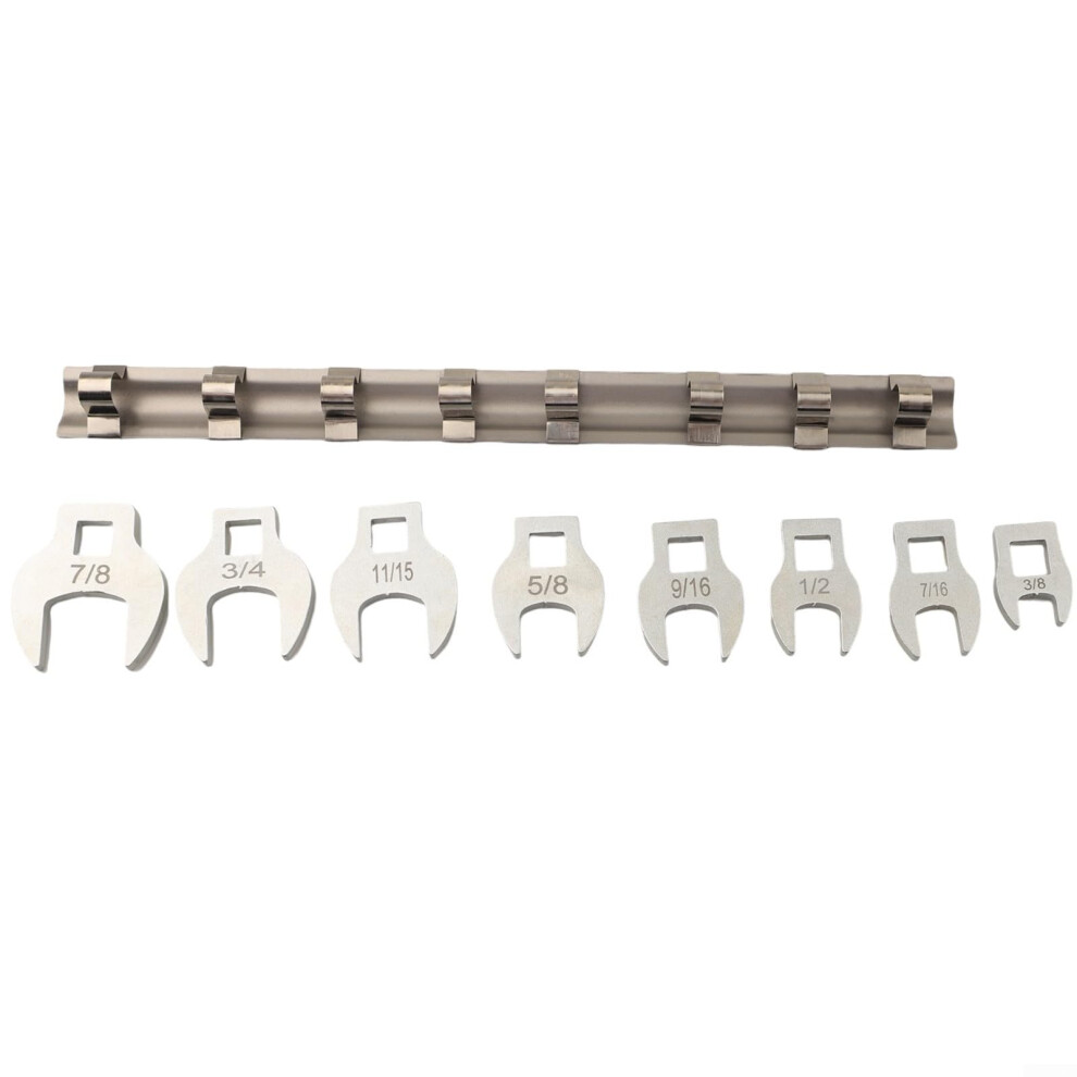 3/8Inch Drive Wrench Set With Interchangeable Heads, 8Piece Set 9382693628794