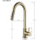 Pull Out Sensor Kitchen Faucet with Touch Control, Black Mixer Tap, High Arc Design, Single Handle, Pull Down Sprayer 5