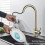 Pull Out Sensor Kitchen Faucet with Touch Control, Black Mixer Tap, High Arc Design, Single Handle, Pull Down Sprayer 3