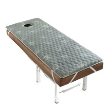 3 cm nonslip latex massage table mattress pad, SPA treatment, beauty massage salon (Gray 03, 190x80cm)