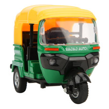 Motorcycle toy for ages 35, 1:14 Alloy Kid THREE Motorcycle with Light Music Toy for Boys, Green