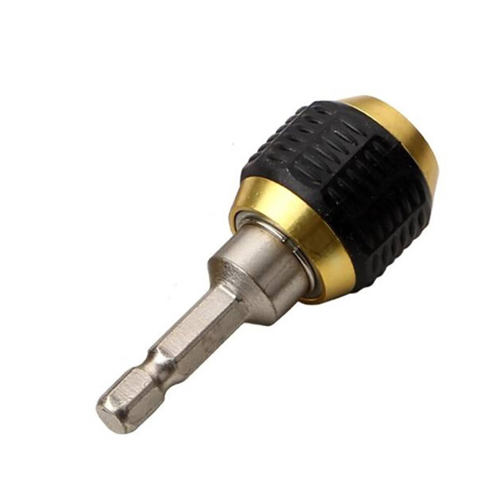 60Mm Hexagonal Shank Quick Coupling 1/4 Inch Inner Hex Selflocking Drill Bit Holder Drill Chuck Adapter Power Socket 9347817144031
