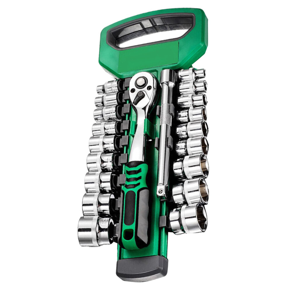 Ratchet Wrench Set With Ergonomic And Corrosionresistant Surfaces For Repairs 9382693629142