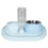 Bebedouro automático para cães e gatos, conjunto com duas tigelas de aço inoxidável e base antiderrapante, design com base elevada. 5