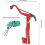 Pruning Shears  Robust Garden Shears with Ergonomic Handle  Rose Pruners, Red 3