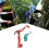 Pruning Shears  Robust Garden Shears with Ergonomic Handle  Rose Pruners, Red 2