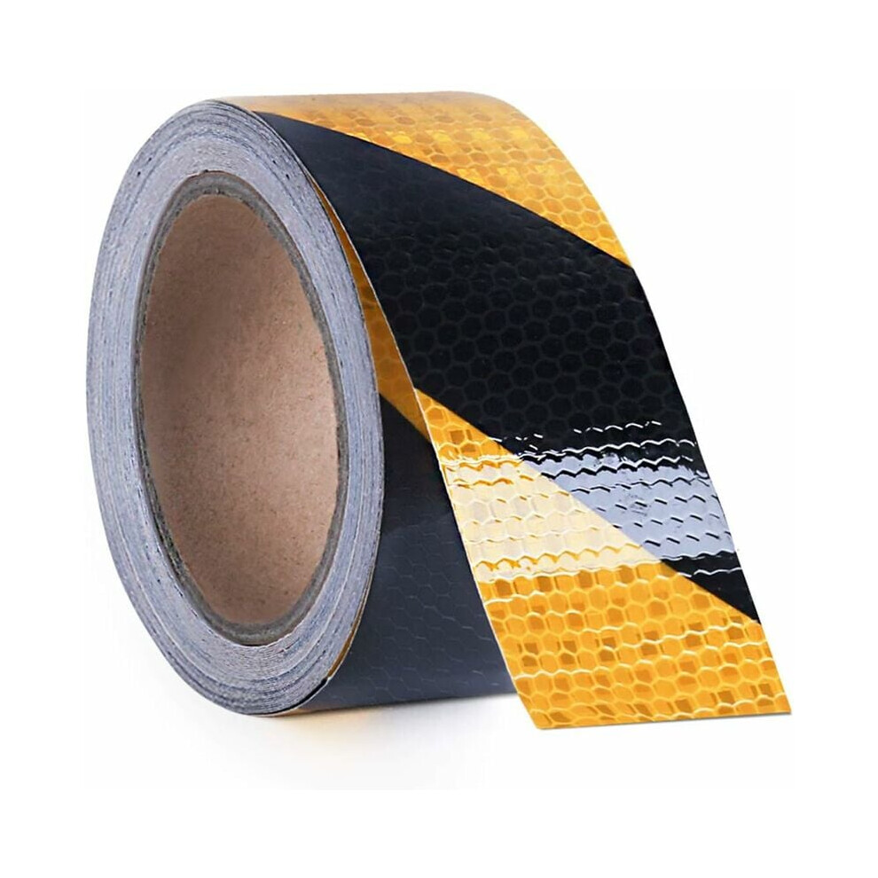 Reflective Tape For Outdoor Safety, Waterproof Conspicuity Tape High Visibility Retro Reflective Material With 3D Hexagonal Surface, Safety Warning 9169997446008