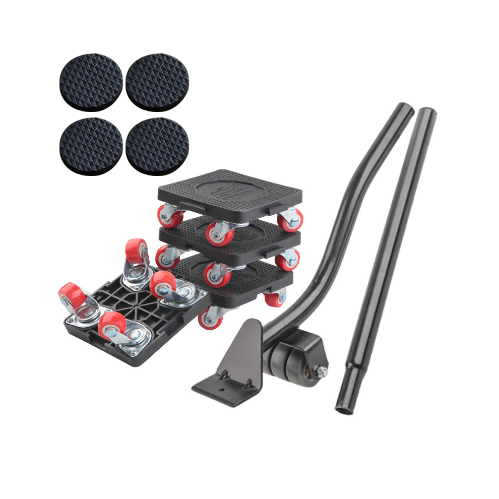 Furniture Mover Lifter With Extension Bar, Heavy Object Moving Tool Set Featuring 360 Degree Rotating Wheels And Functional Dollies, High Quality 9448196776100
