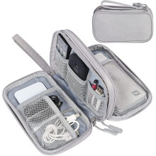 Organiseur électronique de haute qualité, pratique et résistant à l'eau, double compartiment, idéal pour ranger vos accessoires technologiques