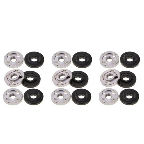 18Pcs Lock Nuts Flange for  9523 Nut Inner Outer Kit Angle Grinder Tool 2 Specifications-Toothless, Toothed