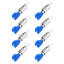 8 Stück Visuelle Fehler Suche Adapter, Hybrid Faser Optik Verbinder Adapter, Einzel Modus 9/125 Um FC Stecker Auf LC Buchse Adapter