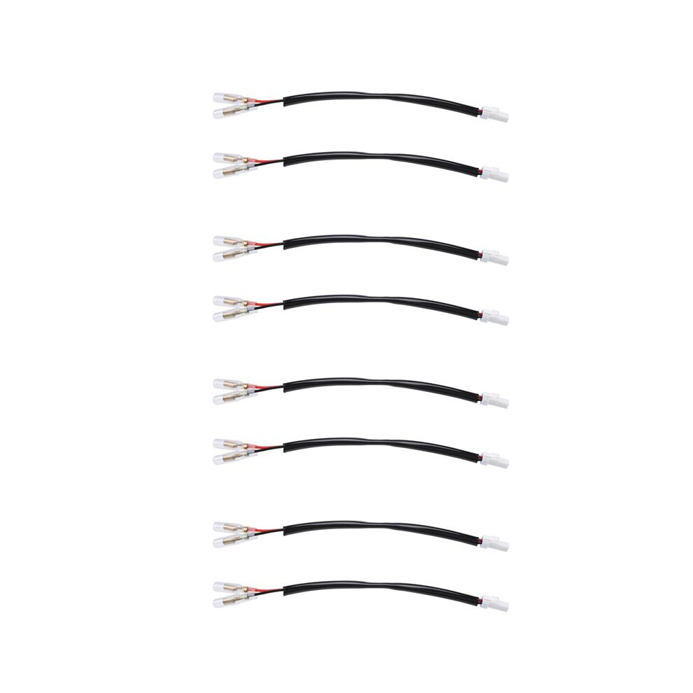 8Pcs Motorcycle Turn Signal Wiring Harness Connector Turn Signal Plug Adapter For 6032838491679