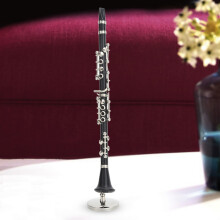 Mini Flute Model with Base – Fine Craft Miniature Musical Instrument Ornament