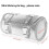 2X Motorcycle Fork Bag PU Leather Bicycle Handlebar Tool Pouch Sissy Bar Roll Storage Bag Saddle Bag, Universal 7