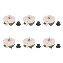 6X 100W 100 Ohm Keramik Drahtpotentiometer Rotierend Widerstand Rheostat