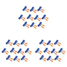 30 Pcs Safety Silicone Soft Ear Plugs - Hearing Protection Muffs with Cord - Noise Reduction  Orange