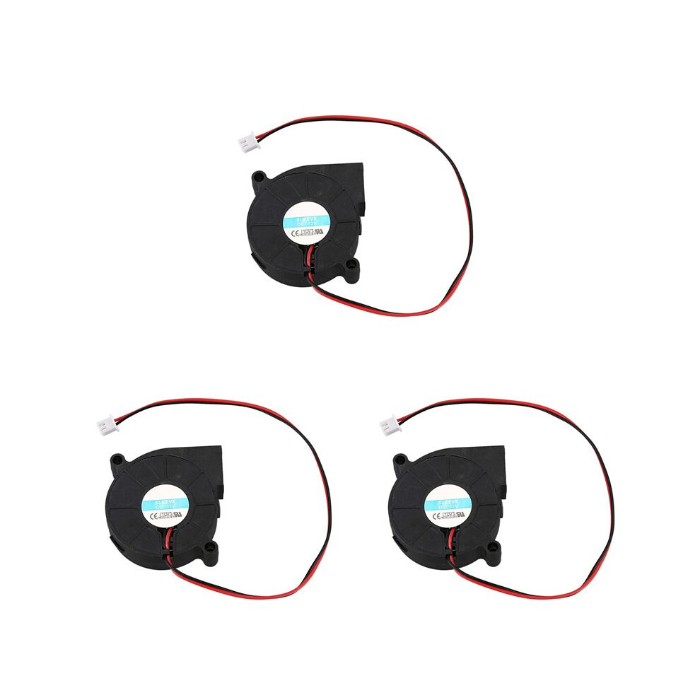 3Pcs 50Mmx15mm 3500Rpm Brushless Cooling Blower Fan 12V 0.16A 6033071385299