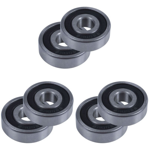 6200RS Shielded Single Row Deep   Bearing 10mm x 30mm x 9mm 6 Pieces