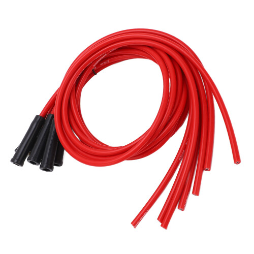 High Performance Red 8mm Ignition Wire 1m for Classic Car Engines 1