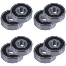 6200RS Shielded Single Row Deep Bearing 10mm x 30mm x 9mm 8 Pieces