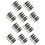50PCS 5,5 mm x 2,5 mm Stecker -Netzstecker Buchse Adapter Adapterstecker 1
