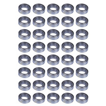 40Pcs Miniature Sealed Metal Shielded Metric Radial Bearing Model: MR406-ZZ 6X40X3mm