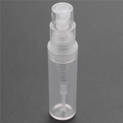 300 x 2Ml Plastic Travel Spray Bottle Empty Transparent Perfume Atomizer New 2