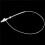 Plastic Snap Lock Pins Security Loop Tag Fasteners 10000PCS 3