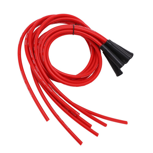 High Performance Red 8mm Ignition Wire 1m for Classic Car Engines 2