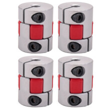 4Stück 5mm x 8mm x 25mm CNC Schrittmotor Flexible Plum Jaw Wellenkupplung Koppler Neu