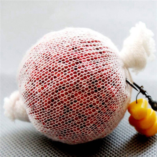 10X 5M PVA 37mm Wide Mesh Refill Karpfenangeln Stocking Boilie Rig Köder Wrap Taschen 1