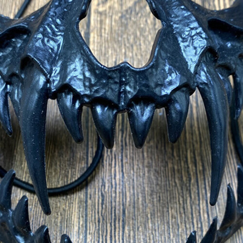 Cubierta facial de plástico Tipo 1 Visor de cosplay 70g 2