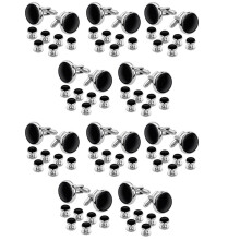 Cufflinks and Studs Set for Tuxedo Shirts Business Wedding 20 Cufflinks and 60 Studs