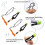 4 Peças Power Grip   Release, 17 Polegadas Downrigger Release Stacker Clipe Líder de Pesca com Clipes de Snap Longline 3
