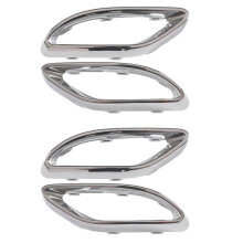 2 Pair Rear Exhaust Pipe Trim Bezel Fit for W177 A W238 E W205 C 2058852221,2058852321
