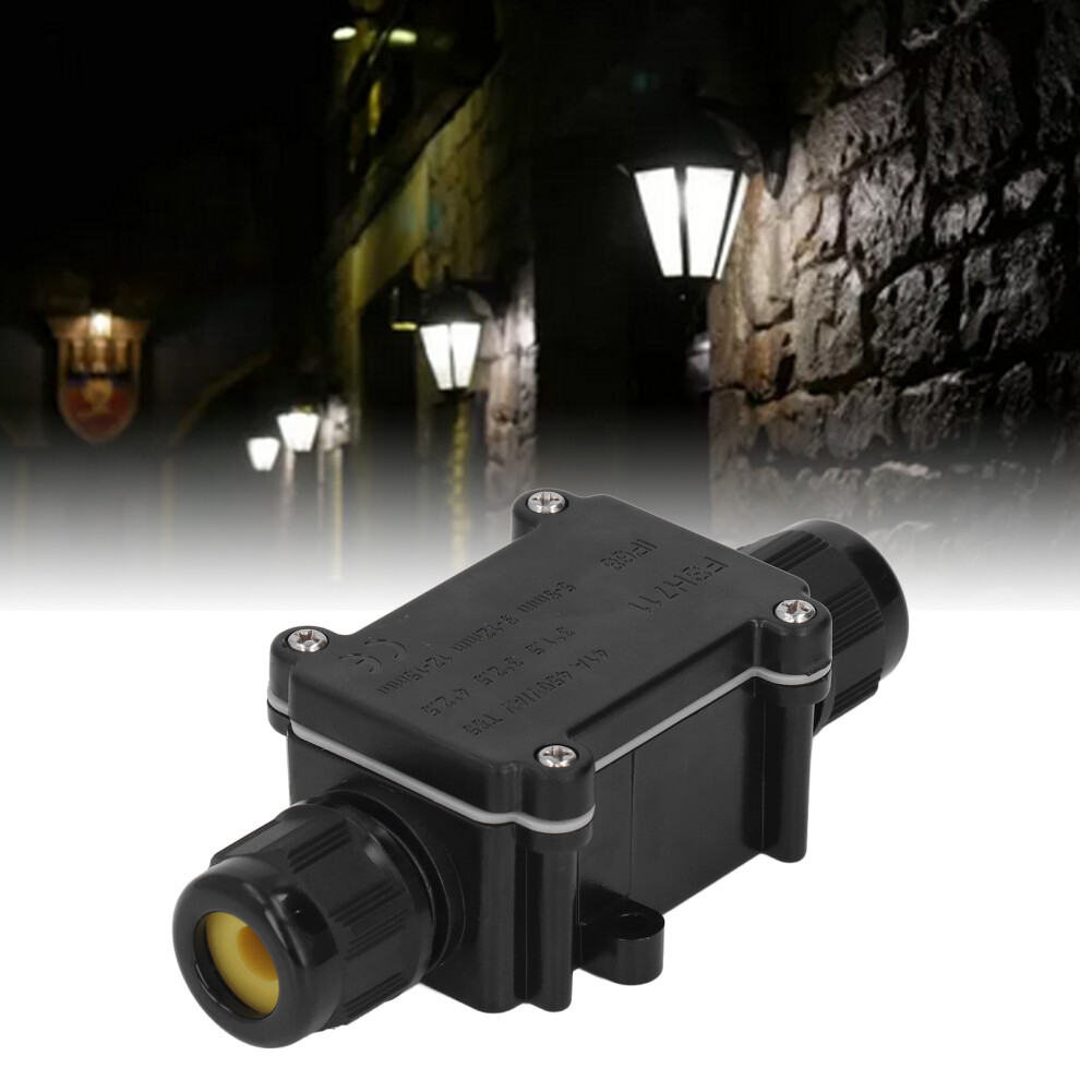Weatherproof Junction Box Ip68 3-Way Connector For 5-15Mm Cables 9491373153829