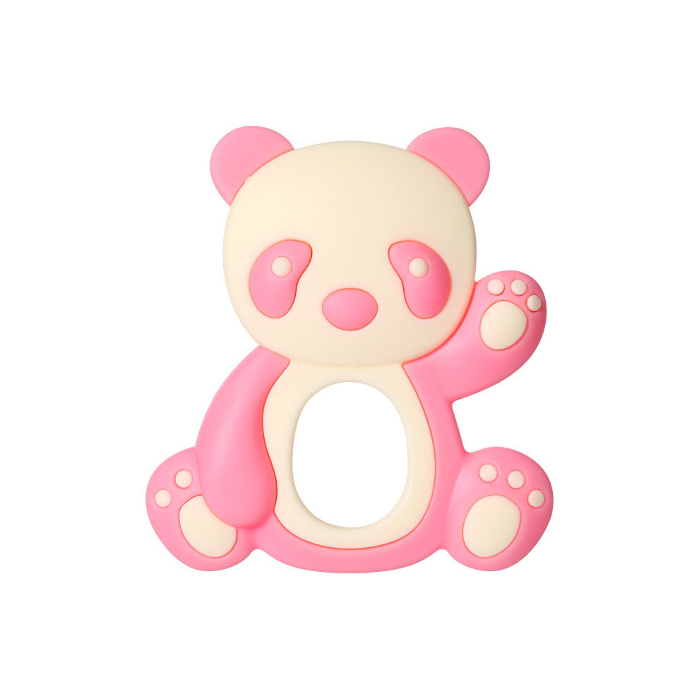 Baby Teething Toys With Natural Beech Ring, Soft Teething Toy That Soothes Gums Using BPA Free Silicone, Promotes Sensory Development & Lightweight