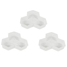 3 Stueck Pfad Schimmel Ahorn Blatt Beton Manuell Kunststoff Sprung Brett Pflaster Formen fuer Pflaster Höfe Platz