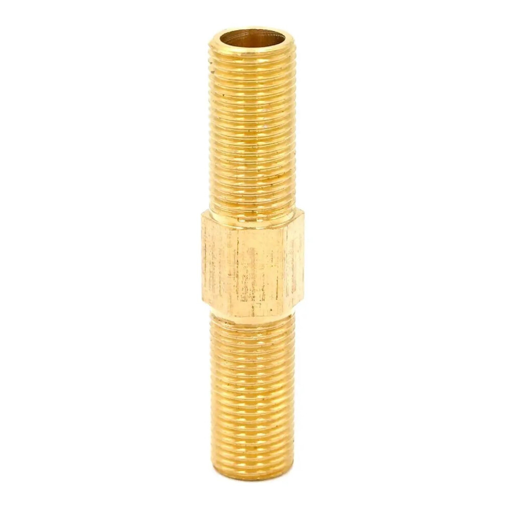 1/8 Inch Bsp Brass Male Connector Coupler Leakproof Hex Pipe Fitting Corrosionresistant 9347817144772