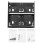 4X OImaster Multi-Functional Hard Drive Conversion Rack Standard 5.25 Inch Device Comes 2