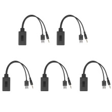 5X Car Wireless Module Music Adapter Auxiliary Receiver Aux Audio USB 3.5mm Socket for E90 E91 E92 E93