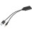 5X Car Wireless  Module Music Adapter Auxiliary Receiver Aux Audio USB 3.5mm Socket for  E90 E91 E92 E93 2